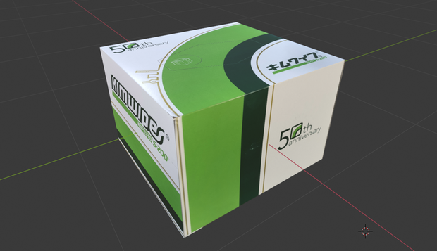 キムワイプ 3Dモデル