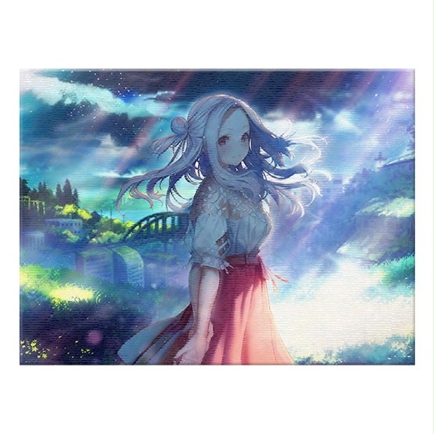 白昼夢の青写真 in her Shoes」キャンパスアートCASE-3