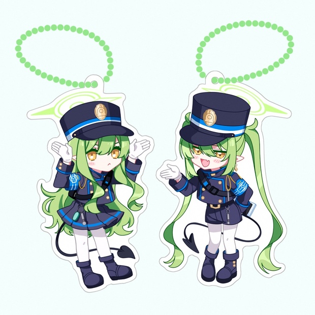 橘ヒカリ　アクリルブロック＆キーリング【ブルーアーカイブ　マムズタッチコラボ】 橘ヒカリ アクリルブロック【ブルーアーカイブ マムズタッチコラボ