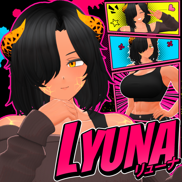 【オリジナル3Dモデル】Lyuna - リューナ
