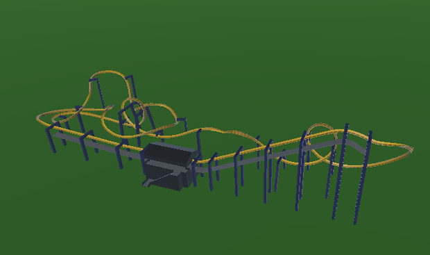Steel inverted coaster