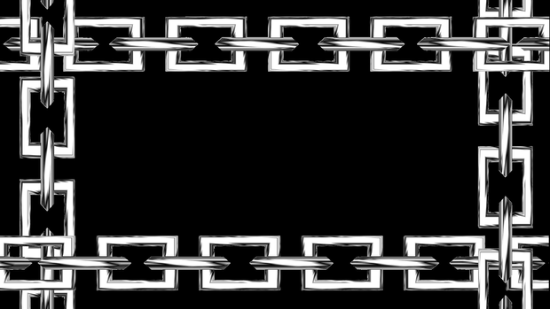 【APNG+MP4】鎖のフレーム素材【ループ有/透過有】