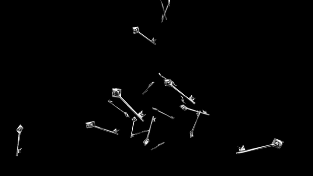 【APNG+MP4】バウンドする鍵【ループ+透過有】