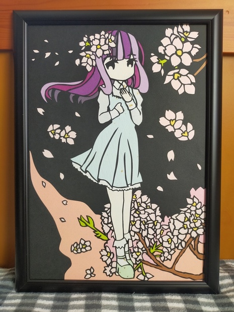 切り絵 十二ノ花-4月サクラ - torikoronchi - BOOTH