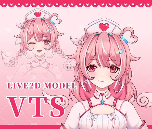 【live2dモデル】VTS，粉色治愈系