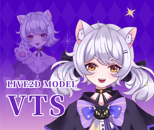 【live2d モデル】猫咪·魔女