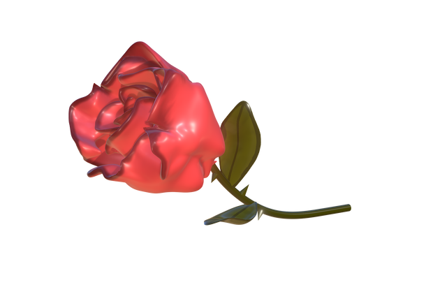 【3Dモデル】薔薇 ROSE