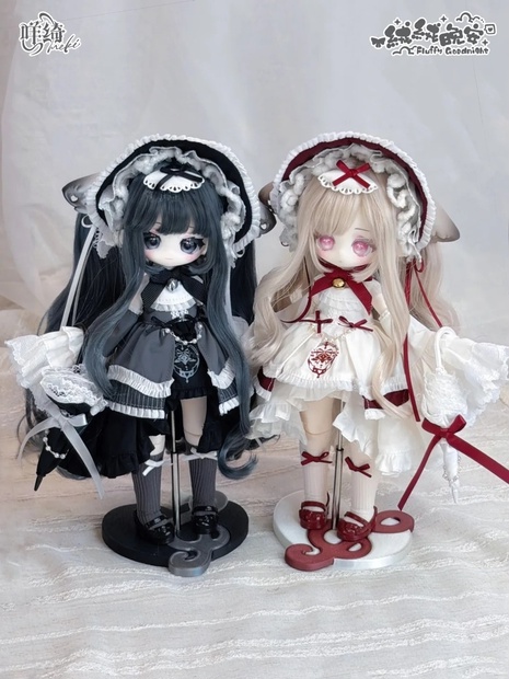 受注」꒰もふもふおやすみ☁꒱「1/6 BJD 植毛ドール」ブラインド