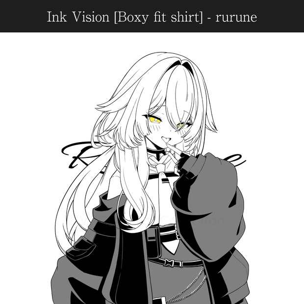 Ink Vision [Boxy fit shirt] 2（ルルネ, びしょぬれのしずくさん, ミルティナ）