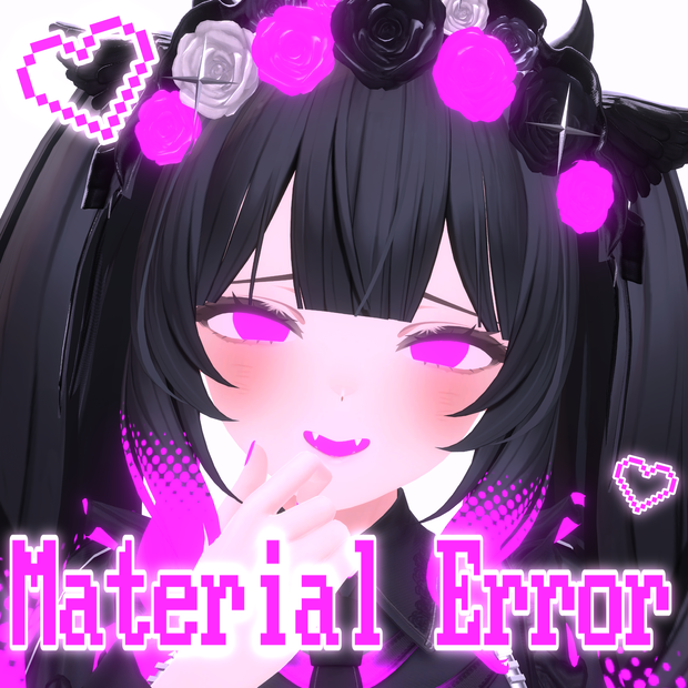 【一部無料】⚠ Material Error Eye Texture ⚠【VRChat】