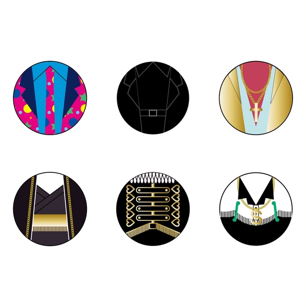 ヒプマイ ガイドブック新衣装イメージ 缶バッジ I Want Booth