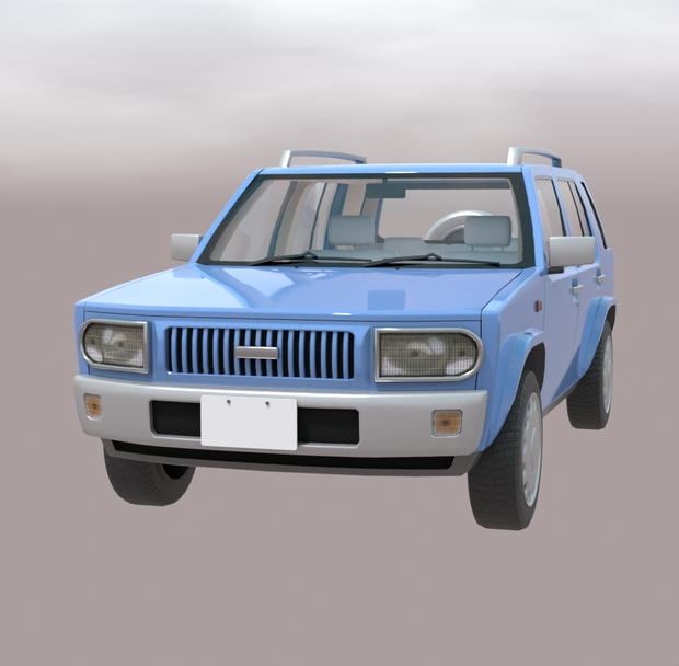 90's SUV 3Dモデル