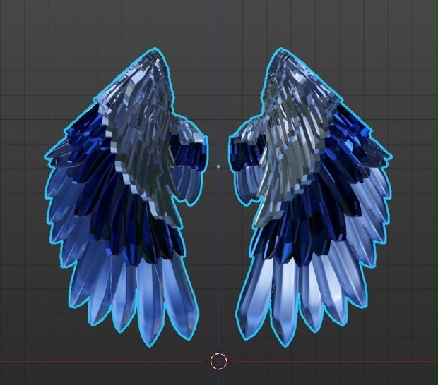 Diamond Metallic Wings