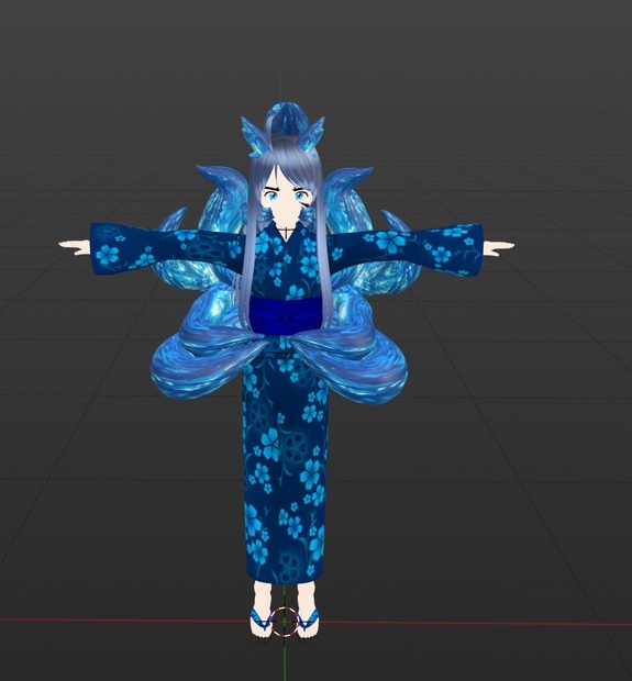 Oceanic Kyuubi Vroid