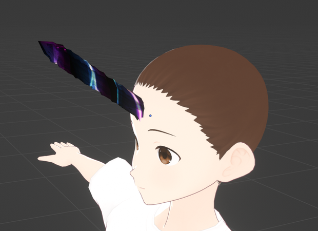 Purple/Blue Crystal Unihorn