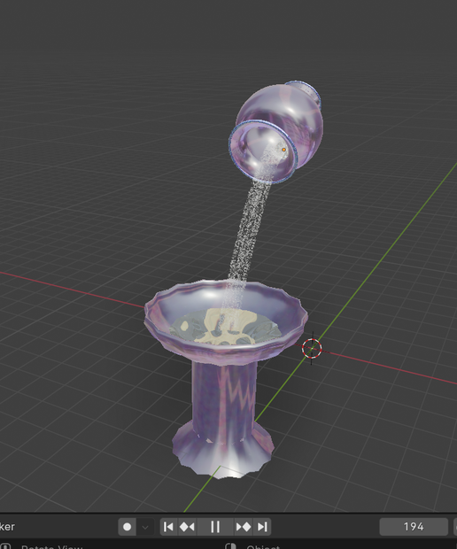 Amethyst Fountain  Animated