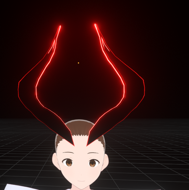 Glowing Fighting Spirit Horn Crown