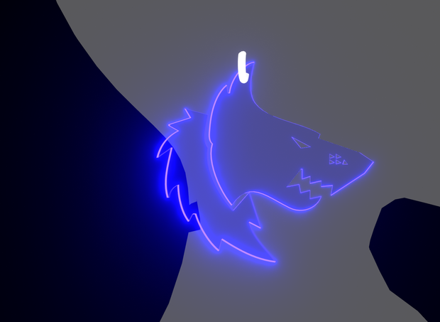 Glowing Wolf Earrings