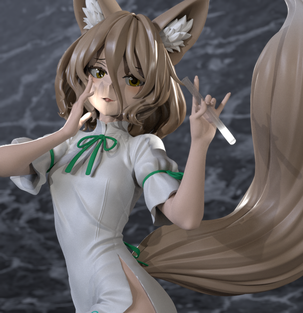 ガレージキットSTLデータ　東方プロジェクト 菅牧典