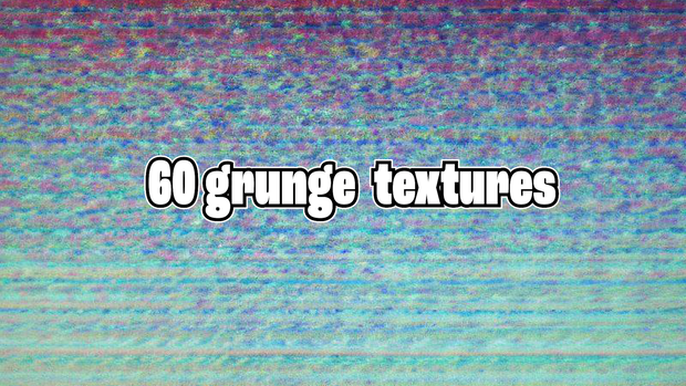 60grunge textures　動画素材