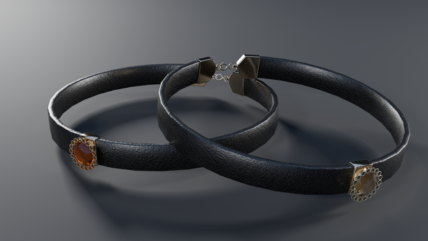 宝石チョーカー Choker with jewels