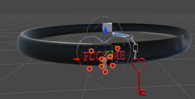 [vrchat] heart Choker [fuck me]