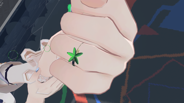 (free sale) flower ring [3d model vrchat]