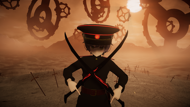 [vrchat] black sword [3d model]