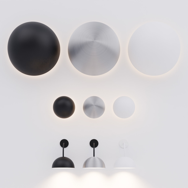 モダンなブラケットライト【3Dモデル】Modern Wall Light