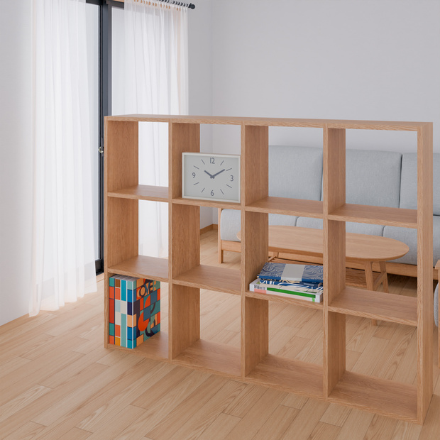 オープンシェルフ【3Dモデル】Open Shelving Unit