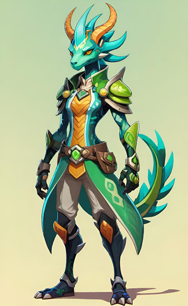 Emerald Dragon Knight