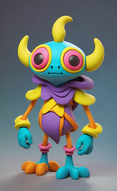 Colorful Alien Creature