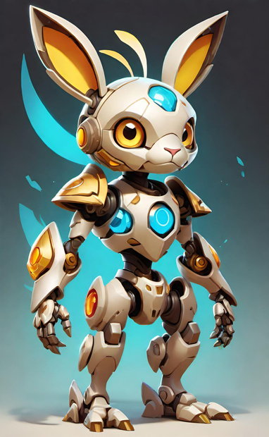 Cyber Bunny Guardian