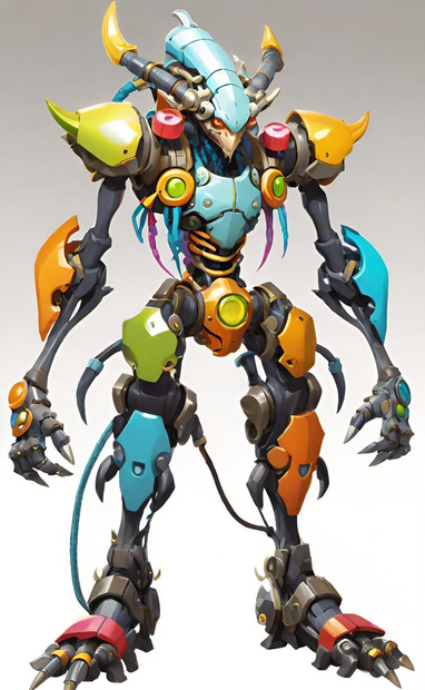 Technicolor Mecha Titan