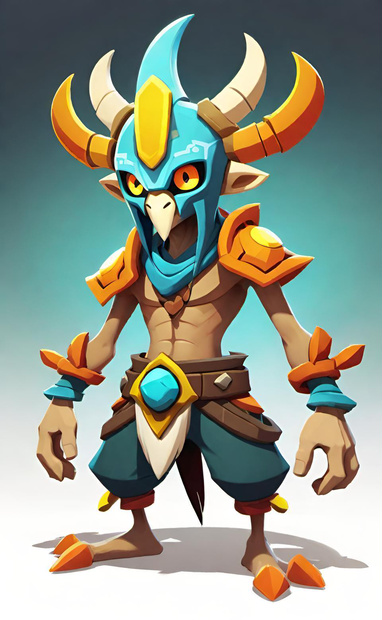 Mystical Horned Warrior
