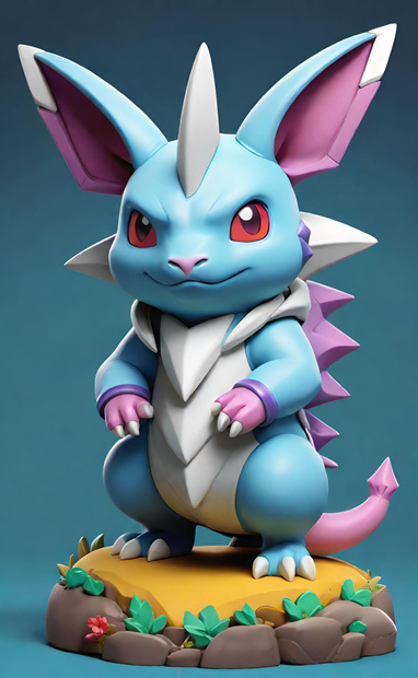 Blue Spiked Creature