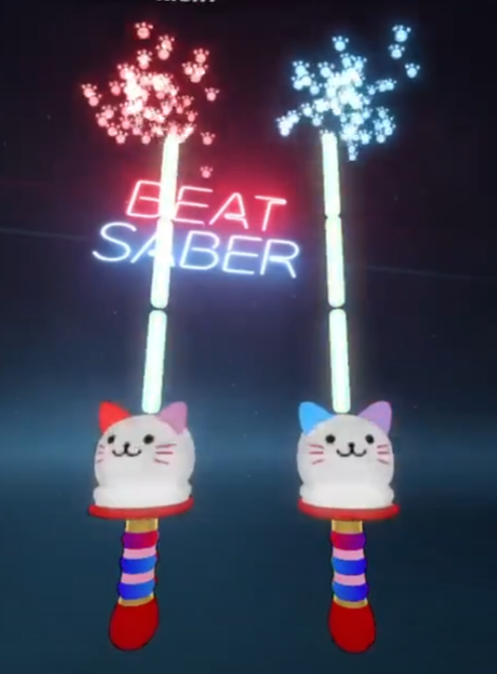 Rainbow Cat Saber for BeatSaber