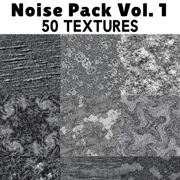 Noise Textures Vol. 1 🩶 CC0 商用利用可 🩶 Pixel Place 🩶