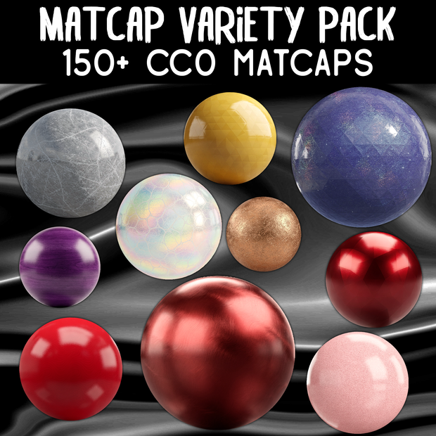 [無料] 150+ Matcap Variety Pack 💛 CC0 商用利用可 💛 Pixel Place 💛