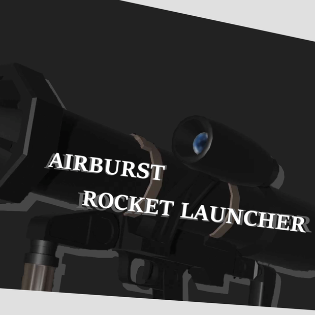 【VRC想定】エアバーストロケットランチャー (10/8まで無料配布)