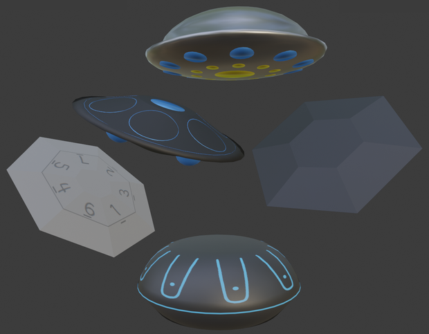 ハンドパンまたは空飛ぶ円盤の3Dモデル