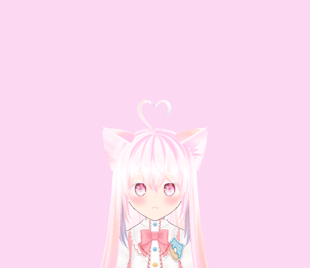 Mane Cute pink cat girl VRM