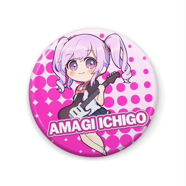ばんぷろ なつフェス！ ちびキャラ缶バッジ 甘城いちごver