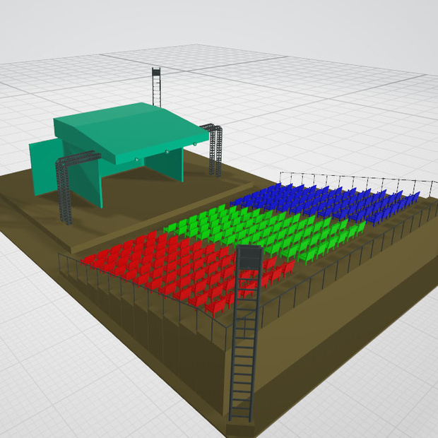 3d  会場　ステージ