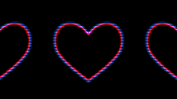 【AfterEffects】流れるハート_ワークデータ