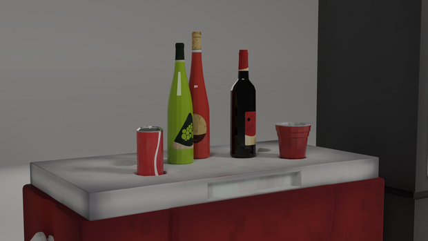 Low Poly Drink Bundle
