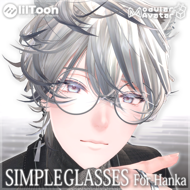 【MA対応】Simple Glasses For 斑霞-Hanka-