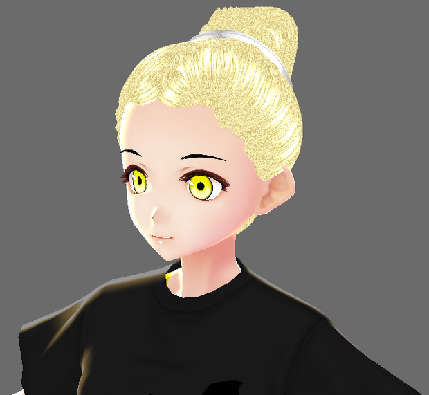 vroid studio bunhair preset