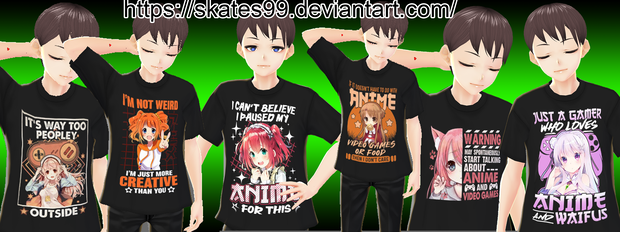 vroid studio anime shirts