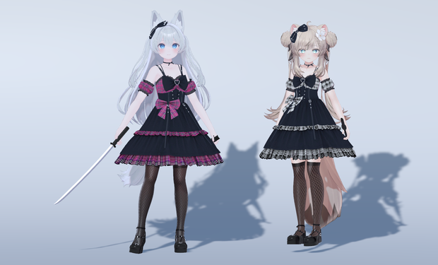 vrchat衣装【 ライムLime,chiffon,manuka適応です】